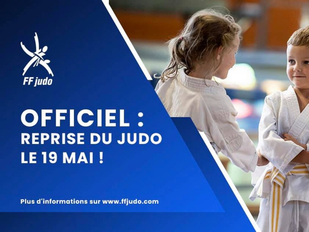 Image de l'actu 'Reprise du judo pour les mineurs dés le 19 mai !'
